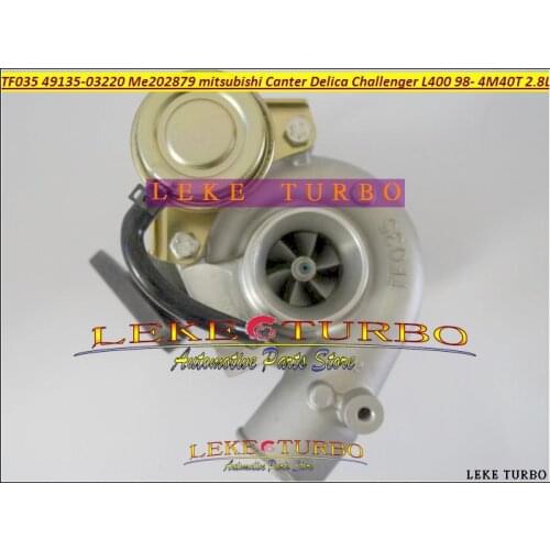 Free Ship Turbo TF035-2 49135-03220 ME202879 Turbine Turbocharger For MITSUBISHI Challenger L400 Canter Delica 4M40 4M40T 2.8L