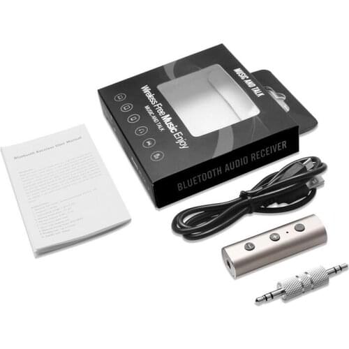 Wireless Bluetooth Receiver 4.2 EDR Adapter 3.5mm AUX jack Bluetooth Audio Music Receiver for speaker Handsfree Car