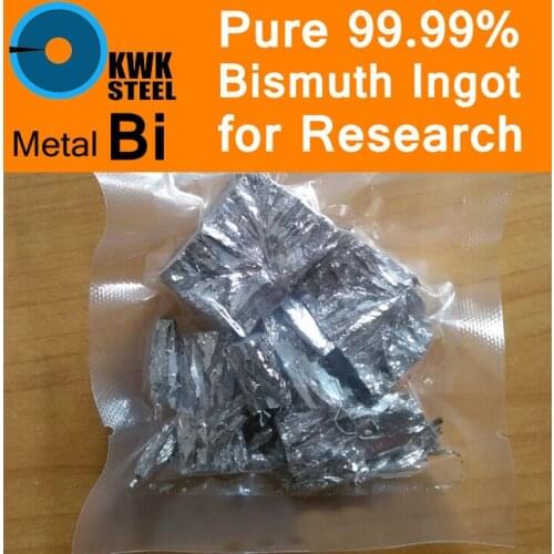 Pure Bismuth Ingot 99.99% Bismuth Solid Particles Grain Granule Metal Bi University Experiment Research Free Fast Shipping