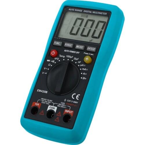 All-sun EM420B Digital Multimeter Continuity Diode Transistor Capacitance Tester Measuring Current With AC/DC Multimeter