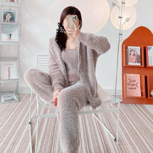 DerDerBiu Women's Winter Pajamas