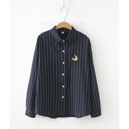 DSTWJMX Women's Striped Shirts