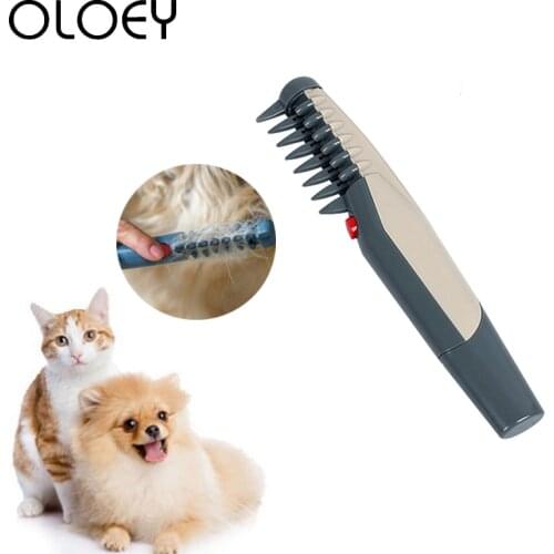 Professional Electric Dog Brush Comb Puppy Dog Cat Hair Trimmer Slicker Gilling Brush Quick Cleaning Tool for Pet Grooming Comb