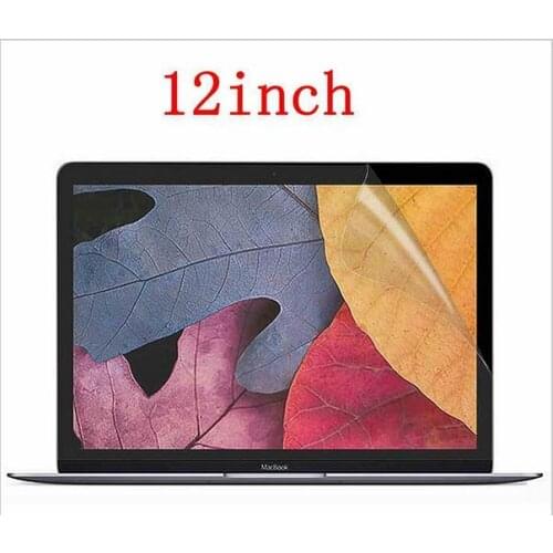HRH 100PCS LCD Screen Protector Guard Cover Skin For Mac 12" Retina Display A1534 Screen Protector For Apple Laptop Screen Film