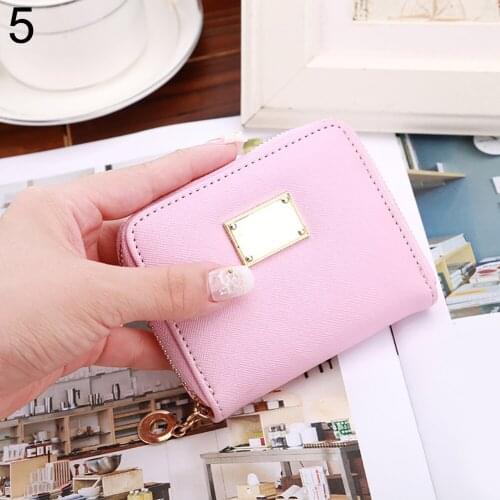 Leather Wallet Women Luxury Brand Small Mini Wallet With ID Card Holder Zip Coin Purse women wallet monederos para mujer fashion