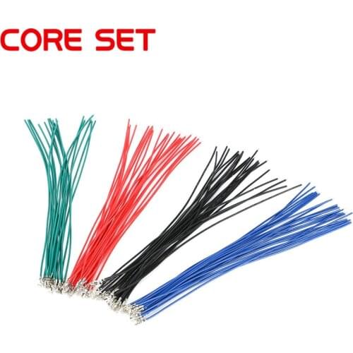 50pcs/lot 4 Colors KF2510 Line Single Head Spring Electronic Wire Connecting Line 20CM 24AWG KF2510 Terminal Cable