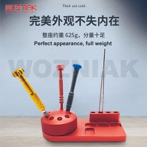 WOZNIAK Magnetic Rotating Tools Receiving Box Aluminium alloy Tweezers Bolt driver Screw Storage Rack