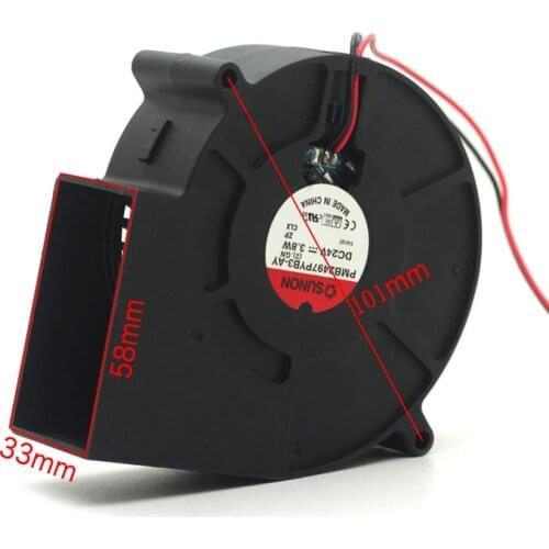 New For Sunon PMB2497PYB3-AY 24V 3.8W 97339CM Centrifugal Turbine Blower Fan