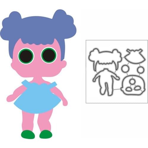 New Baby Girl Little One Craft Embossing Mold 2021 Metal Cutting Dies for DIY Decorative Scrapbooking Album Card Making No Stamp