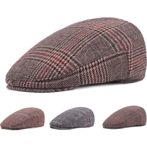 New Winter Cap Man Solid Berets Hat Golf Driving Sun Flat Peaky Blinders Gatsby Hat for Women Ivy Hat Breathable Cabbie Newsboy