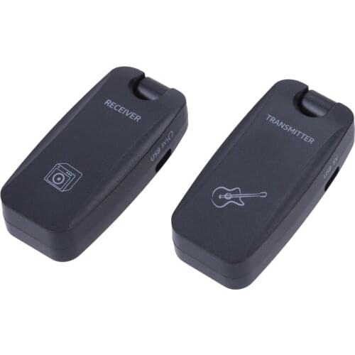 Rechargeable Audio Wireless Guitar System 5.8Ghz Guitar Transmitter Receiver Wireless System for Electric Guitar Bass Amplifier