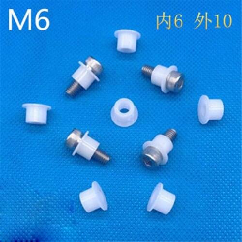 M6 T type Gasket Transistor Washer Nylon Plastic Casing Gaskets 13.8mm Head diameter