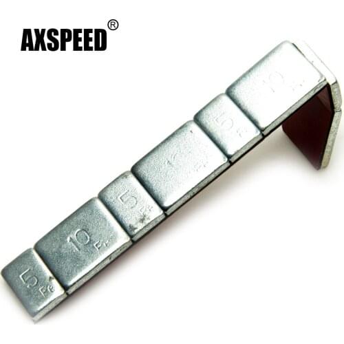 AXSPEED Wheel Hub Counterweights Wheel Weights Stick-on Adhesive Tape 60g for 1/10 RC Crawler Car Crawler Wheels Balance