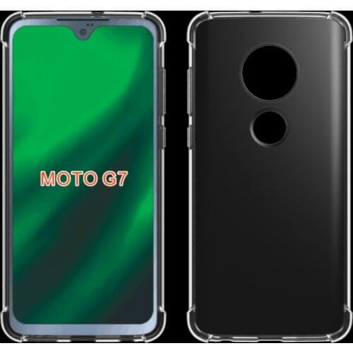 Crystal Clear Anti-slip Anti-Scratch Shockproof Durable Flexible TPU soft Case Cover for Moto G7/G7 PLUS