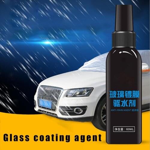 60ML Car Front Windshield Anti-Rain Agent Waterproof Rainproof Anit-fog Spray Car Rear-View Mirror Window Glass Coating Agent