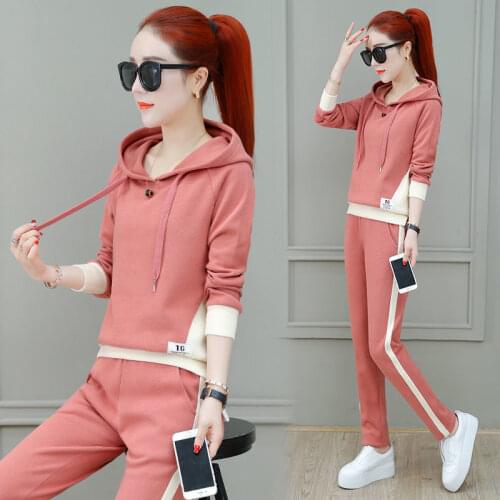 Spring Autumn Korean Tracksuit Women Casual Weird Girl Slim Fashion Casual Sports Ensemble Femme Sexy To Piece Set