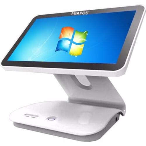 Windows pc 15 inch cash register pos system machine J1900 CPU 4GB RAM 64GB SSD LED Singel Touch Screen retail POS Terminal