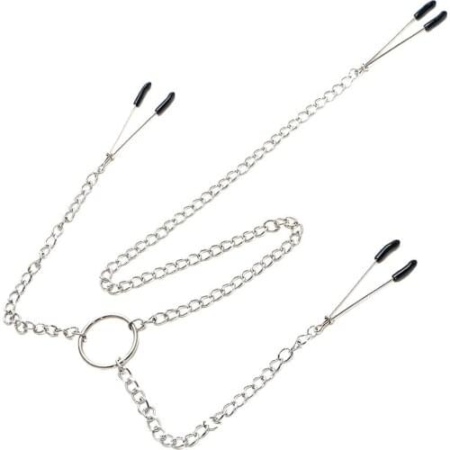 Nipple clip clitoral nipple stimulation erotic toys adjustable adult games women sex toys