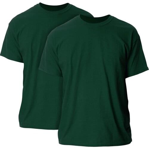 New 2020 Mens Slim-fit Short-Sleeve Slub T-Shirt Short Casual Cotton O-Neck