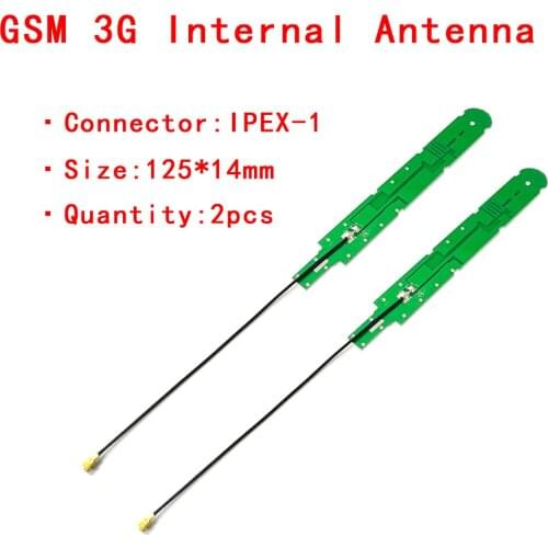 2PCS GSM 3G 4G built-in antenna PCB plate aerial internal IPEX connector#2