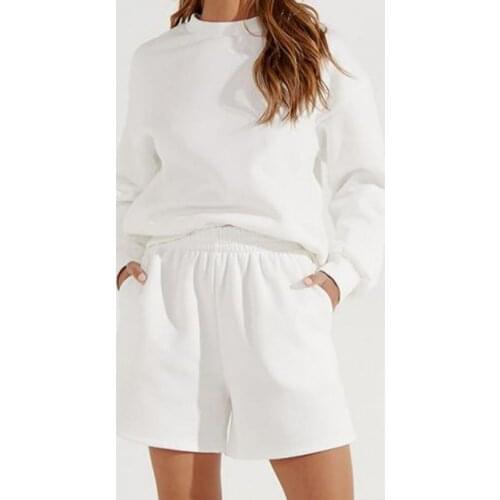 80% HOT SALES!! Women Shorts Solid Color Slim Summer High Waist Wide Leg Shorts for Sports