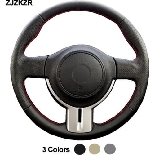 Car Auto Steering-Wheel Cover Volant For Toyota 86 2012 - 2015 Subaru BRZ 2012 -2015 Scion FRS Funda Volante Stuurhoes 2013 2014