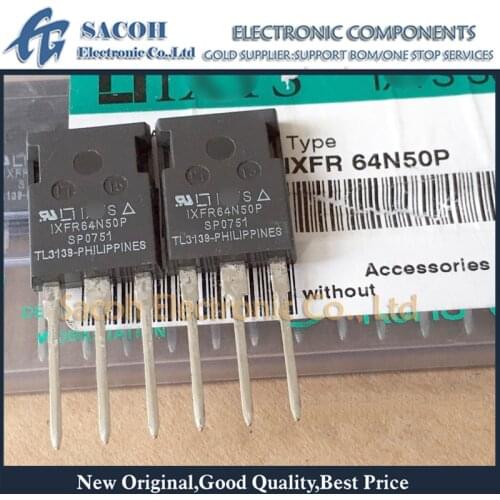Free Shipping 5Pcs IXFR64N50P IXFR64N50Q3 IXFR64N60P IXFR64N60Q3 IXFR66N50Q2 ISOPLUS247 64A 500V Power MOSFET