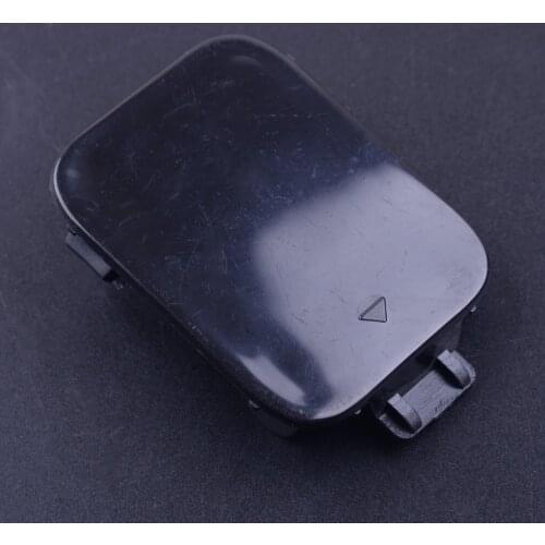 CITALL Black Car Front Bumper Towing Hook Cover Cap Panel 51117184708 Fit for BMW 5-Series E60 E61 2005 2006 2007 2008 2009