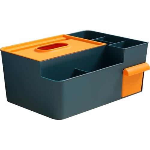 50%Hot Sale High Quality Tissue Holder Fashion Decorative High-capacity Table Storage Box Tissue Case Cosmetics Holder for Home