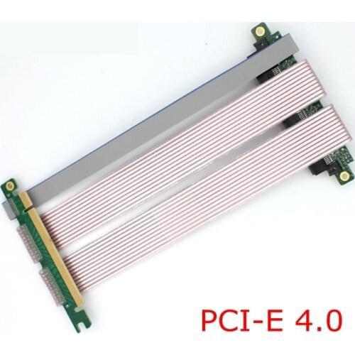 Graphics Card Extension Cable PCIe x16 4.0 Full Speed Stable 155mm 168mm Compatible with ITX A4 Chassis Dual Reverse PCI-E 16x