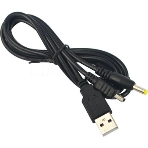 New 2-in-1 USB data cable + charger cable for PSP 2000 3000 game accessories