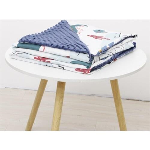 Dot Dot Throw Blanket Letter Print Quilts kids Keep Warm Child Blanket Home Textiles Dreamlike Family Gift In Stock