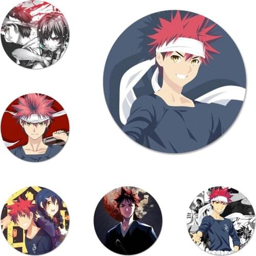 Food Wars Shokugeki No Soma Badge Brooch Pin Accessories For Clothes Backpack Decoration gift