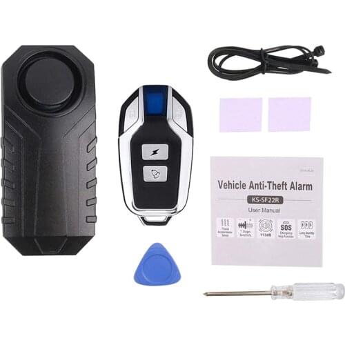 Bicycle Motorcycle Anti-theft Alarm Sensor security Loud Remote Control Smart Bluetooth Wireless Alarm Home Door Security Alarm