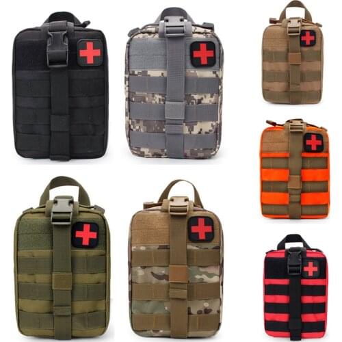 Molle EDC Bag Military Tactical Kit First Aid Assault Backpack Army Emergency Survival Pouch Hunting Fishing Nylon Camo Bag