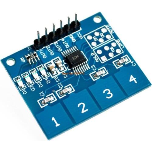TTP224 4-way Switch Touch Sensor Capacitive Touch Sensor Module