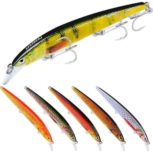 1 PCS/lot 11.5cm 9g Fishing Lure Minnow Hard Bait with 3 Fishing Hooks Fishing Tackle Lure 3D Eyes Free Shipping