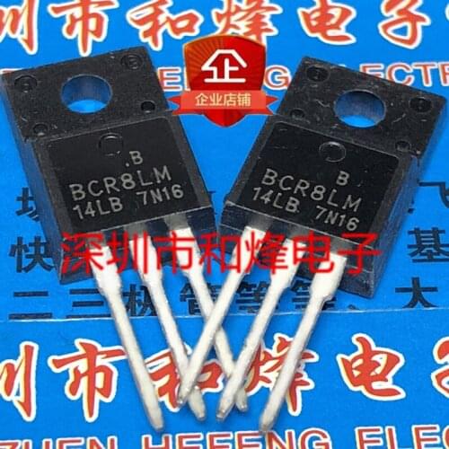 10PCS BCR8LM-14LB TO-220F 800V 8A 100% New&original
