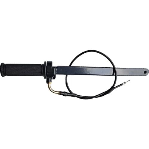 15''38cm Throttle Cable Grip Handle Bar Handle Set for 3.5HP Outboard Engine