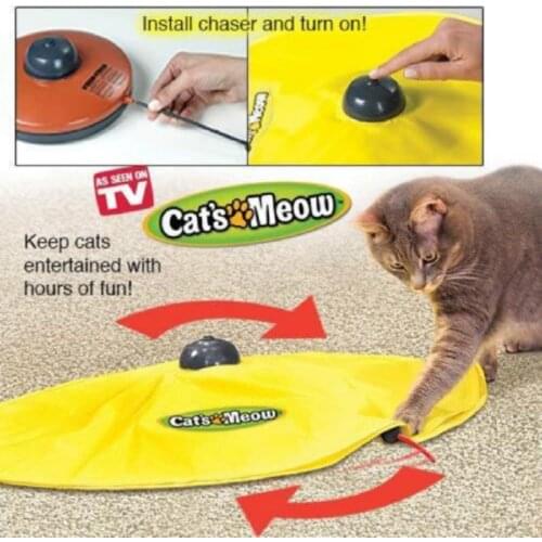 4 Speeds Cat Toy Undercover Mouse Fabric Cats Meow Interactive Electronic Toy Creative Pet Puppy Toy Cat supplies