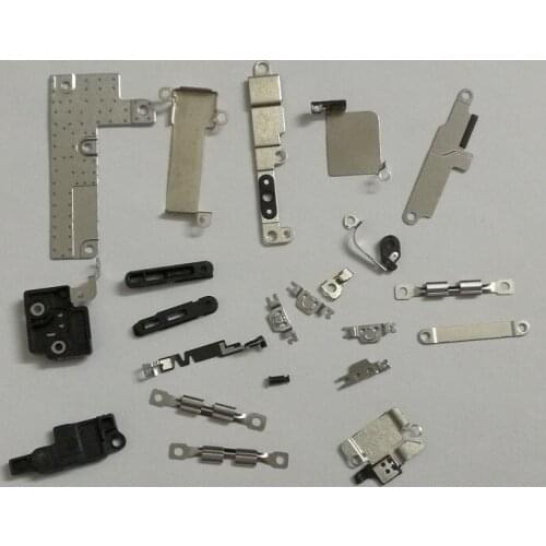 5sets/lot Inner Accessories for iPhone 7 7G 4.7" Inside Small Metal Parts Holder Bracket Shield Plate Set Kit