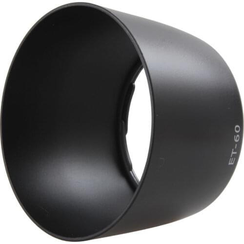 Camera Lens Hood 58mm ET-60 Fits for EF-S 55-250mm f/4-5.6 IS II / EF 75-300mm f/4-5.6 III USM Lens Accessories