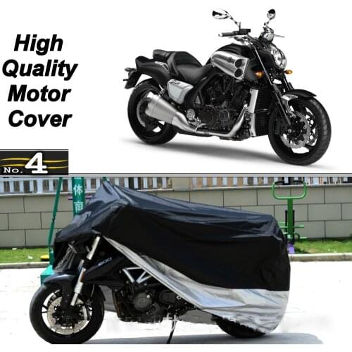 MotorCycle Cover For YAMAHA Vmax WaterProof UV Sun Dust / Rain Protector Cover Made of Polyester Taffeta
