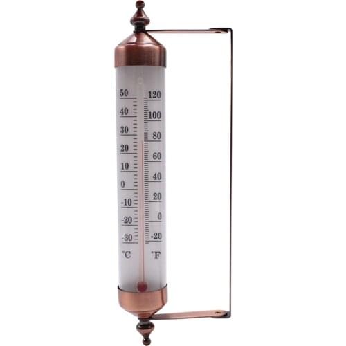 Digital Hanging Wall Mounted Temperature Monitor Sensor High Precision for Garden Outdoor Greenhouse Home Office 9.8x3.1 in