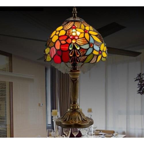 Color Table LampColorful Mushroom Table Lamp Bedside Reading Table Lamp Interior Decoration Atmosphere Lamp