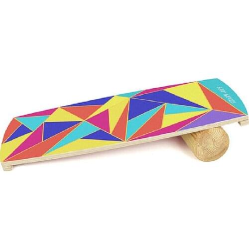 Wooden Balance Board, Surfing, Skating, Fitness, Yoga, skateboard Snowboard for Training and Coordination Exercise Portable Equipment