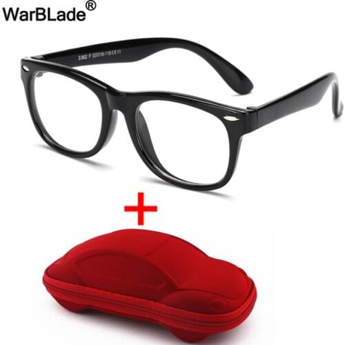 WarBLade Kids Myopia Prescription Glasses Boy Girls Children Optical Frame Eyeglasses TR90 Silicone Computer Transparent Eyewear