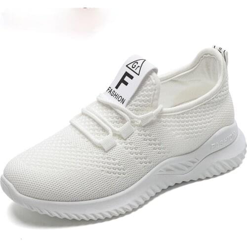 Mesh Sneakers Students 2021 Spring Summer New Women Shoes Korean Fashion Running Shoes White Breathable Mesh Shoes