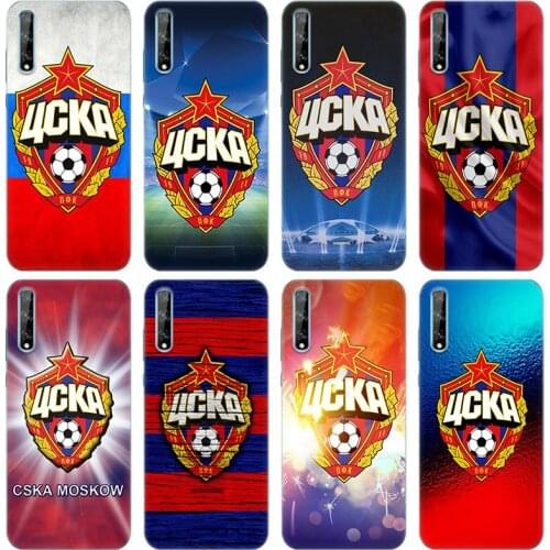Hot Russia PFC CSKA Moscow Soft Silicone Case for Huawei Y5 Lite 2018 Y7 Y6 Prime 2018 Y9 2019 Y9S Y5P Y6P Y7P Y8P 2020 Cover