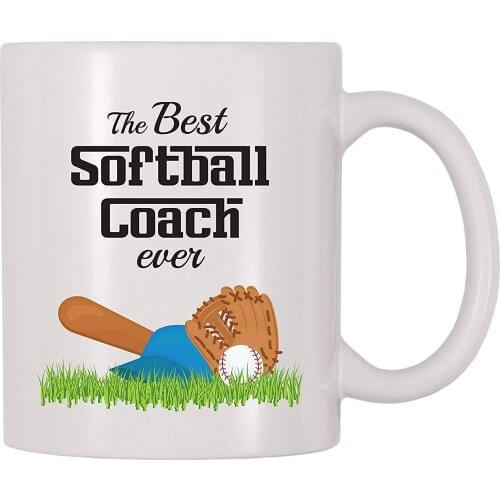 The Best Softball Coach Ever Coffee Mug (11 oz)